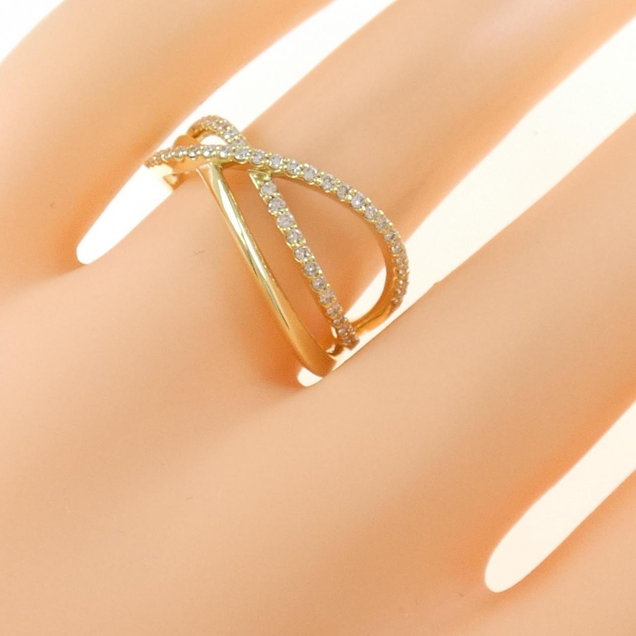 【新品】K18YG ダイヤモンド リング 0.27CT