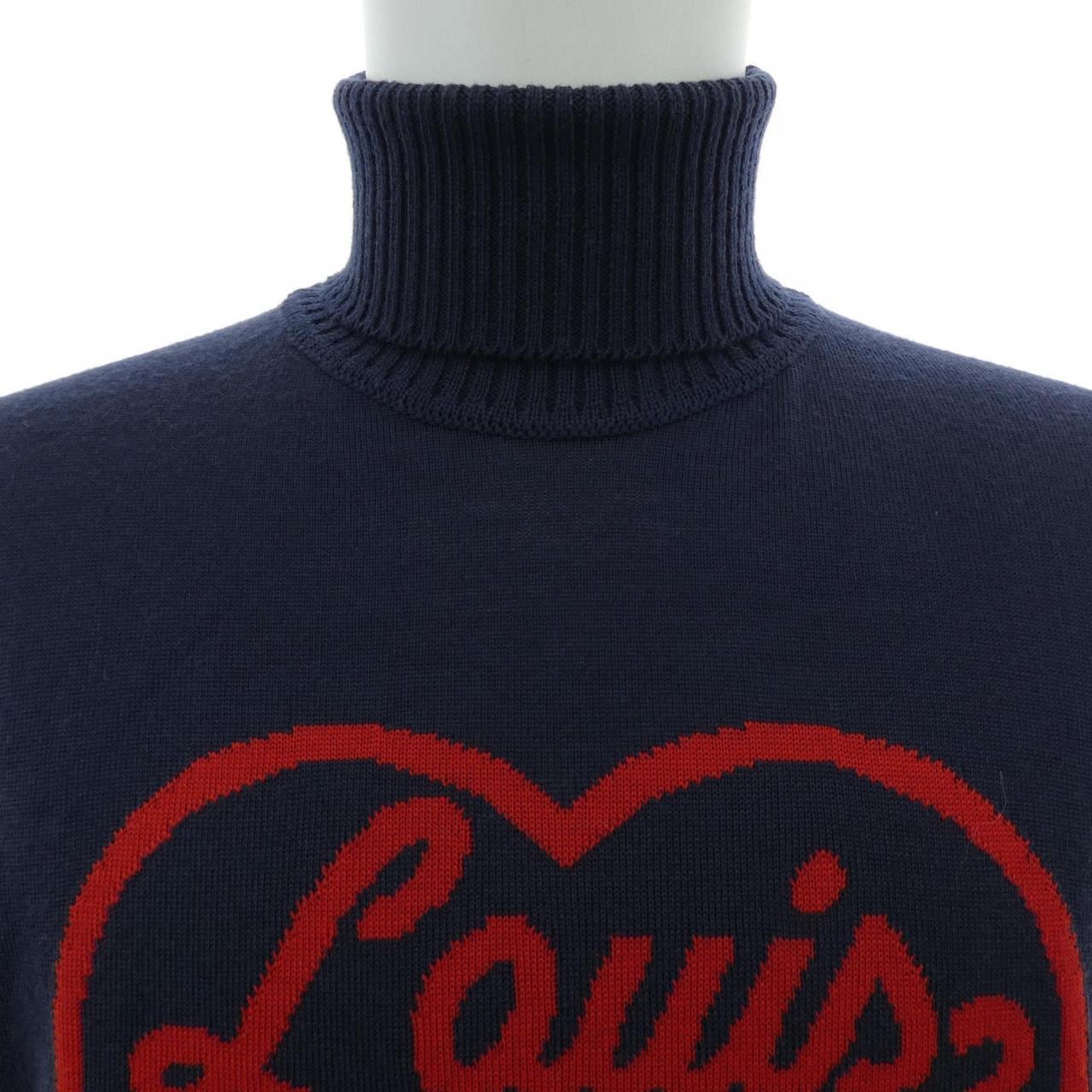 ルイヴィトン LOUIS VUITTON インタルシアハートタートルネック [日本限定] HMN05WZLL NIGO ニット