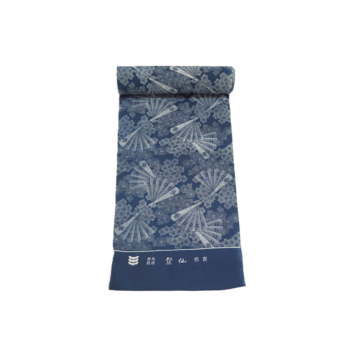 【未使用品】女ゆかた反物【竺仙】