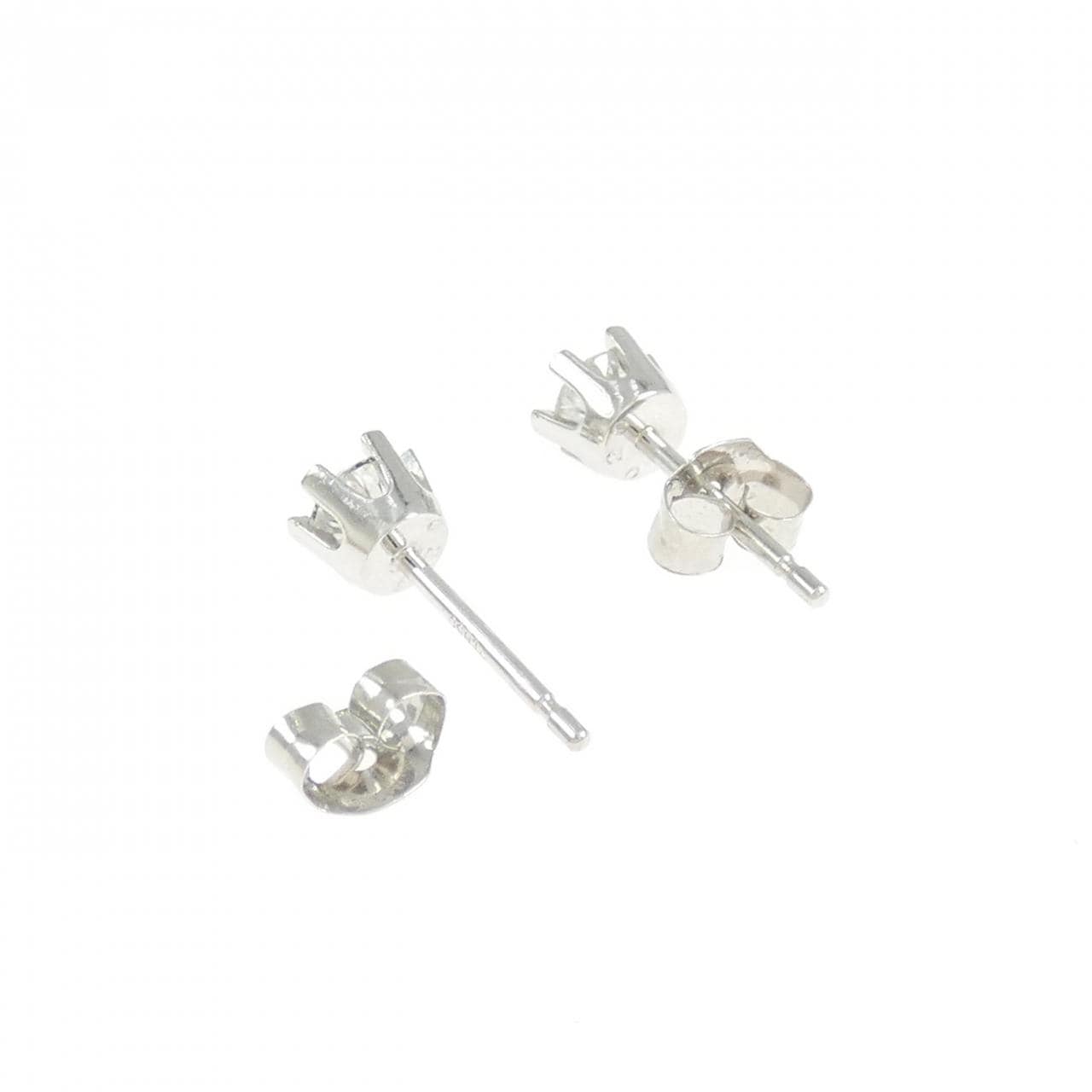 PT850 ソリティア ダイヤモンド ピアス 0.40CT