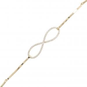 14KYG ダイヤモンド ブレスレット