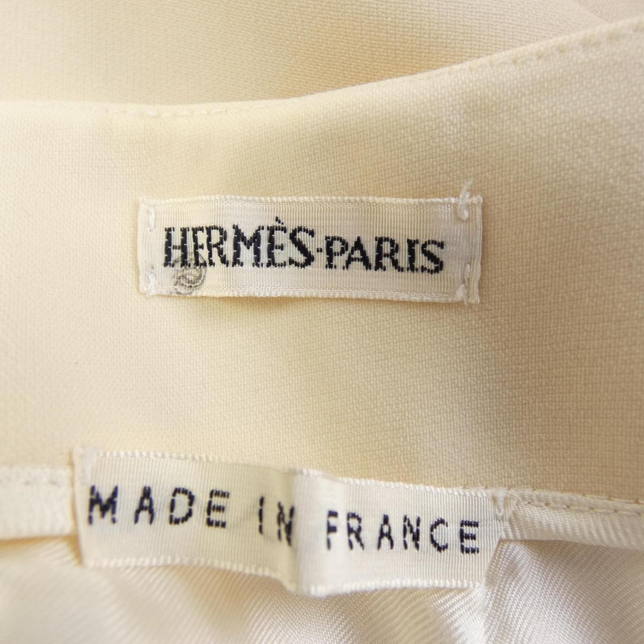 エルメス HERMES バックジップ スカート