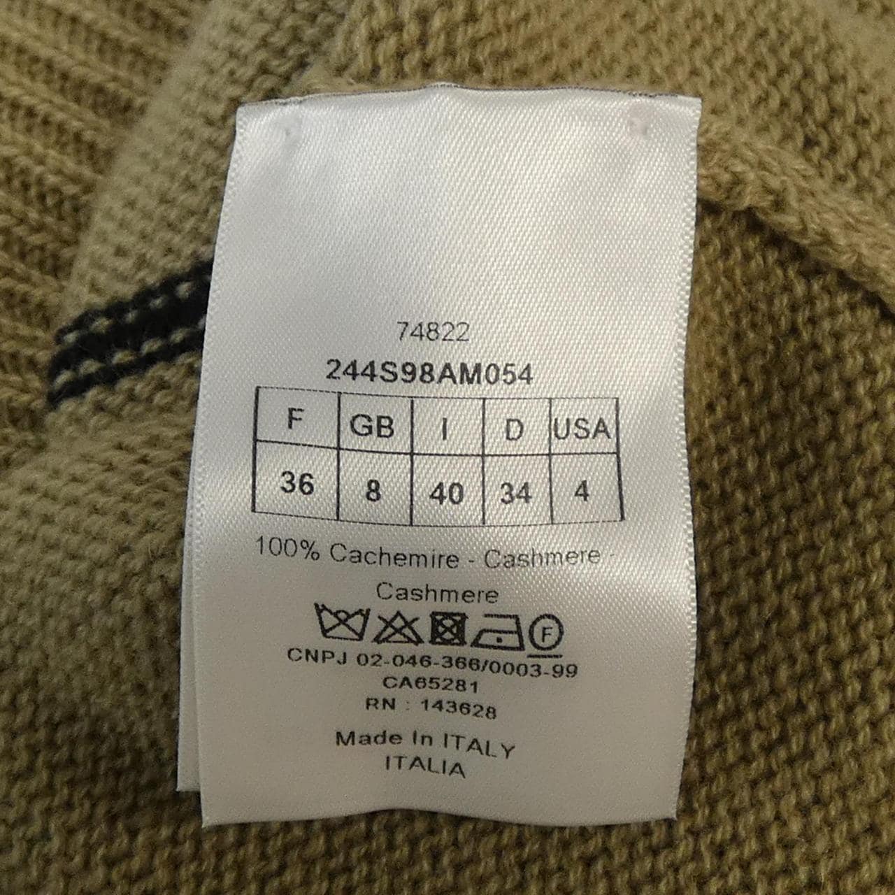 クリスチャンディオール CHRISTIAN DIOR CHRISTIAN DIOR シグネチャー 244S98AM054 ニット