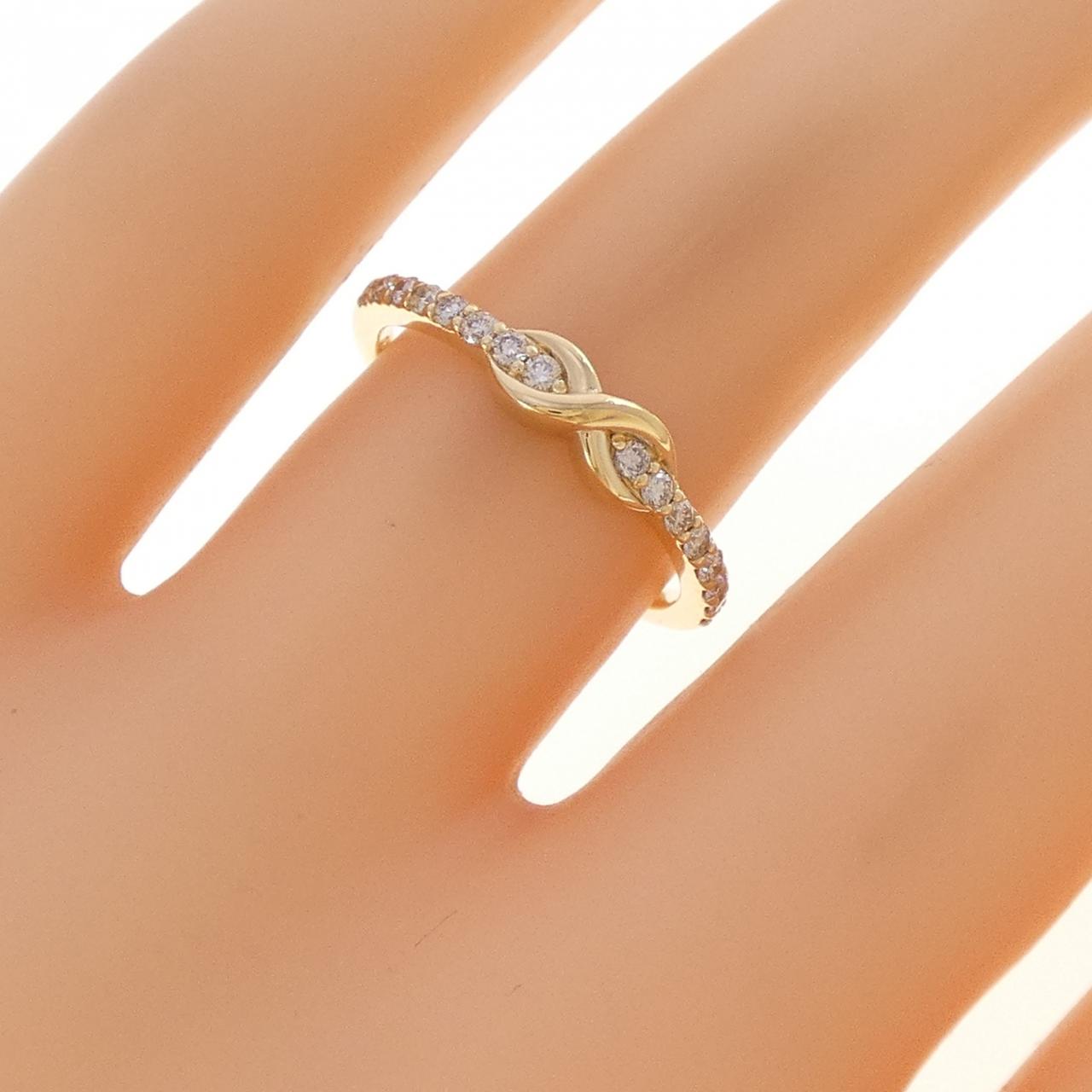 K18YG ダイヤモンド リング 0.20CT