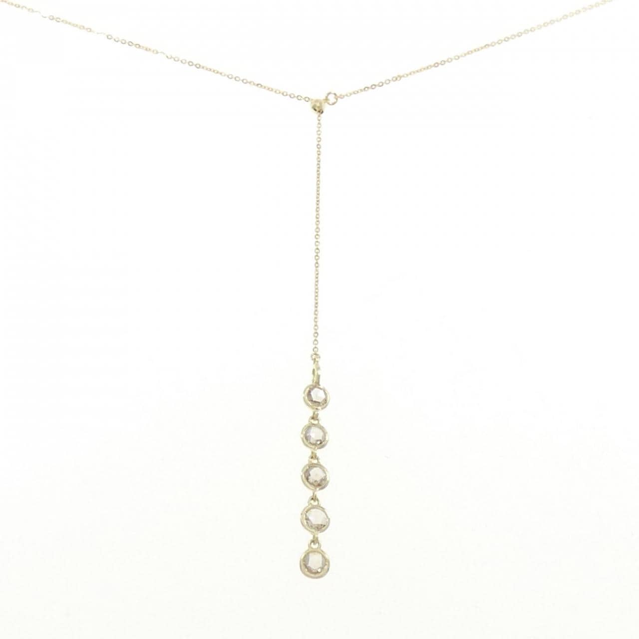 K18YG ダイヤモンド ネックレス 0.40CT