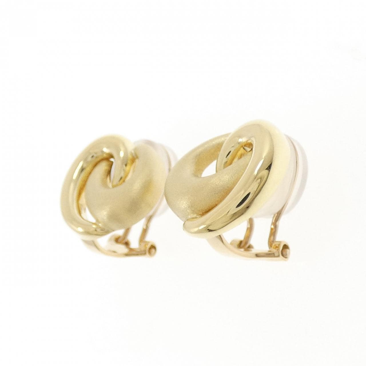 K18YG earrings
