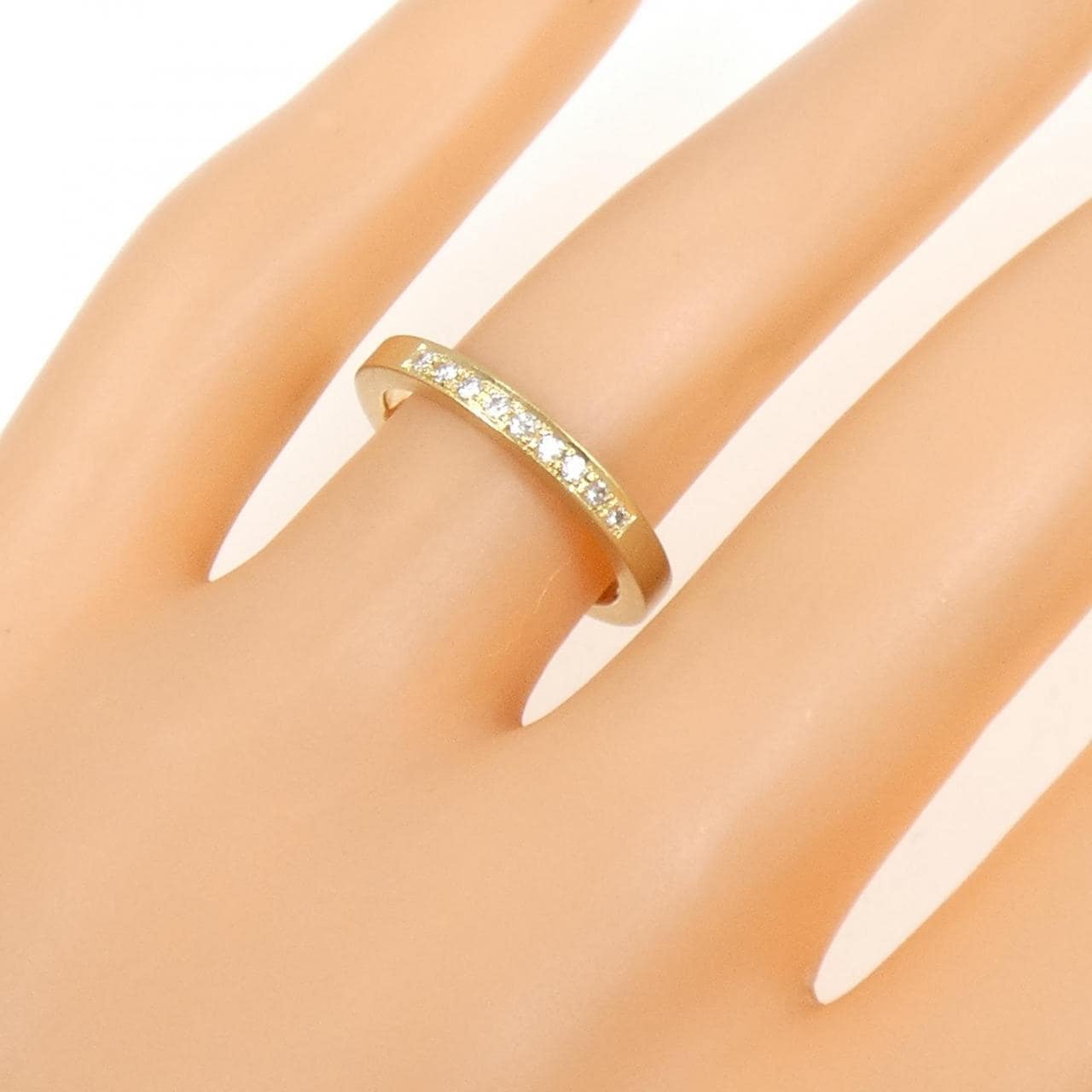 K18YG ダイヤモンド リング 0.08CT