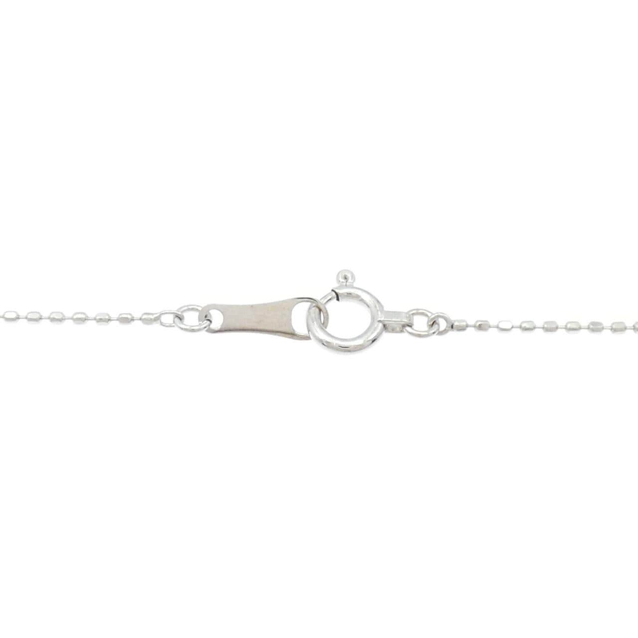 K18WG ダイヤモンド ネックレス 0.1CT