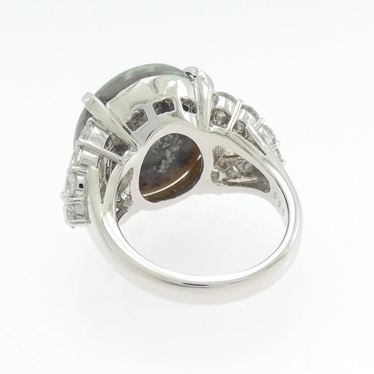 PT900 ブラックオパール リング 8.05CT