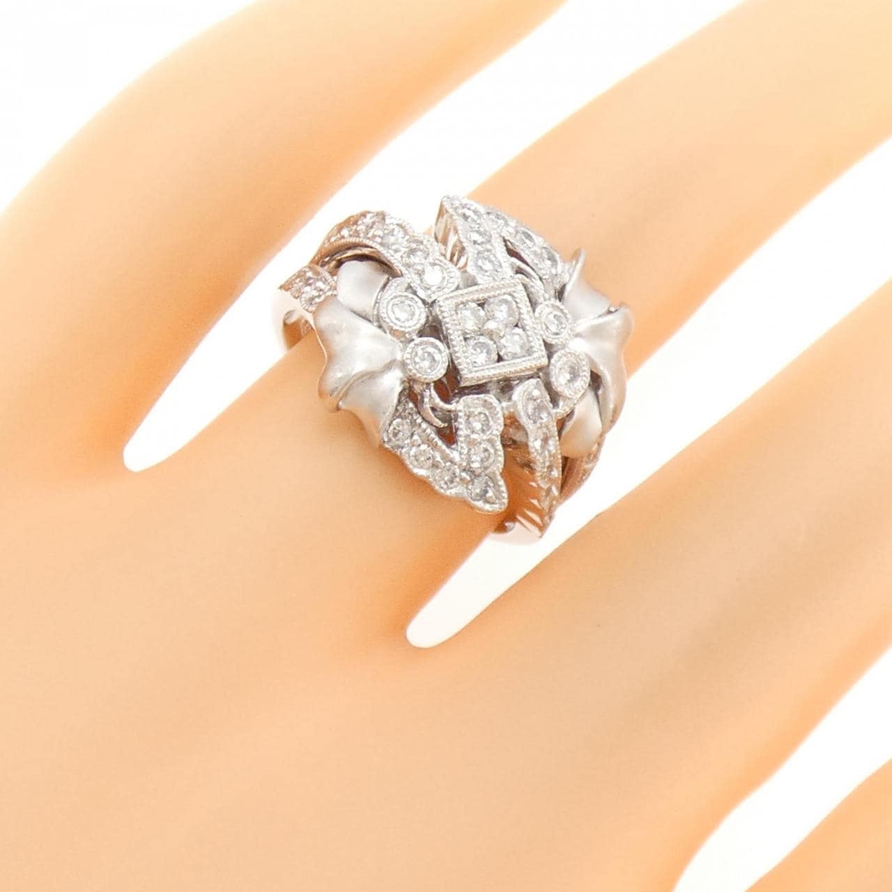 PT900 ダイヤモンド リング 0.52CT