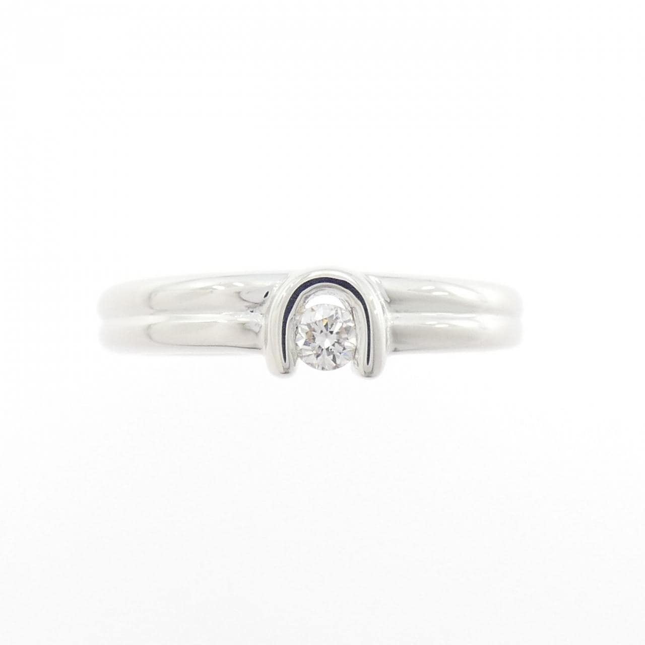 K18WG ダイヤモンド リング 0.08CT