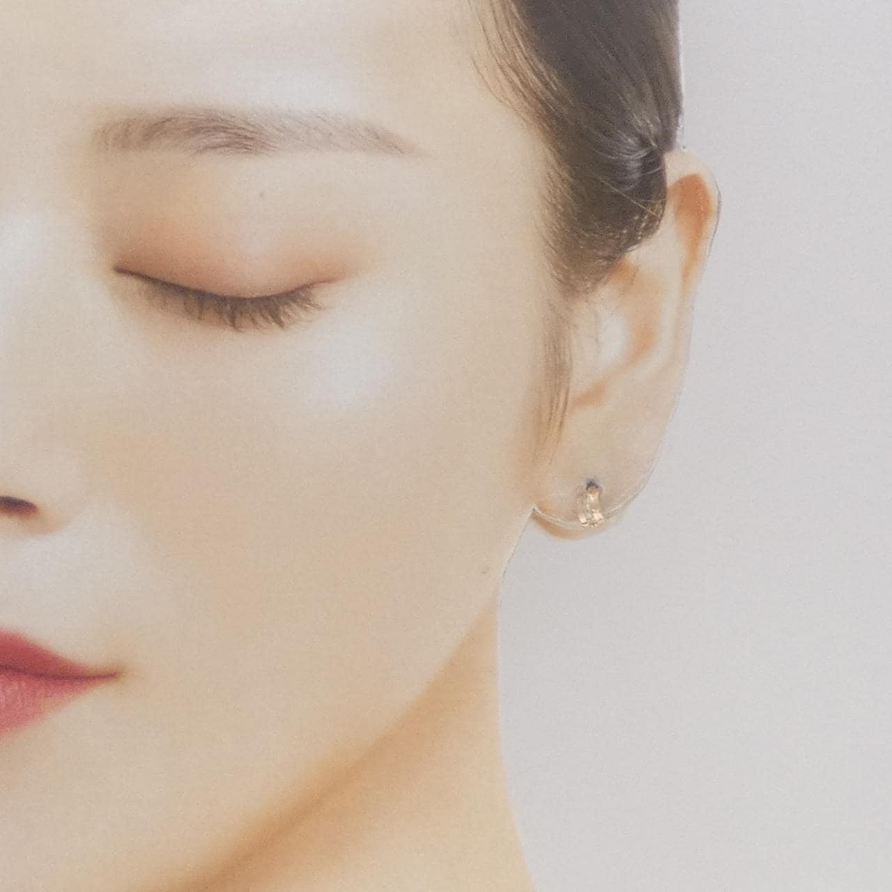 K18PG ダイヤモンド ピアス