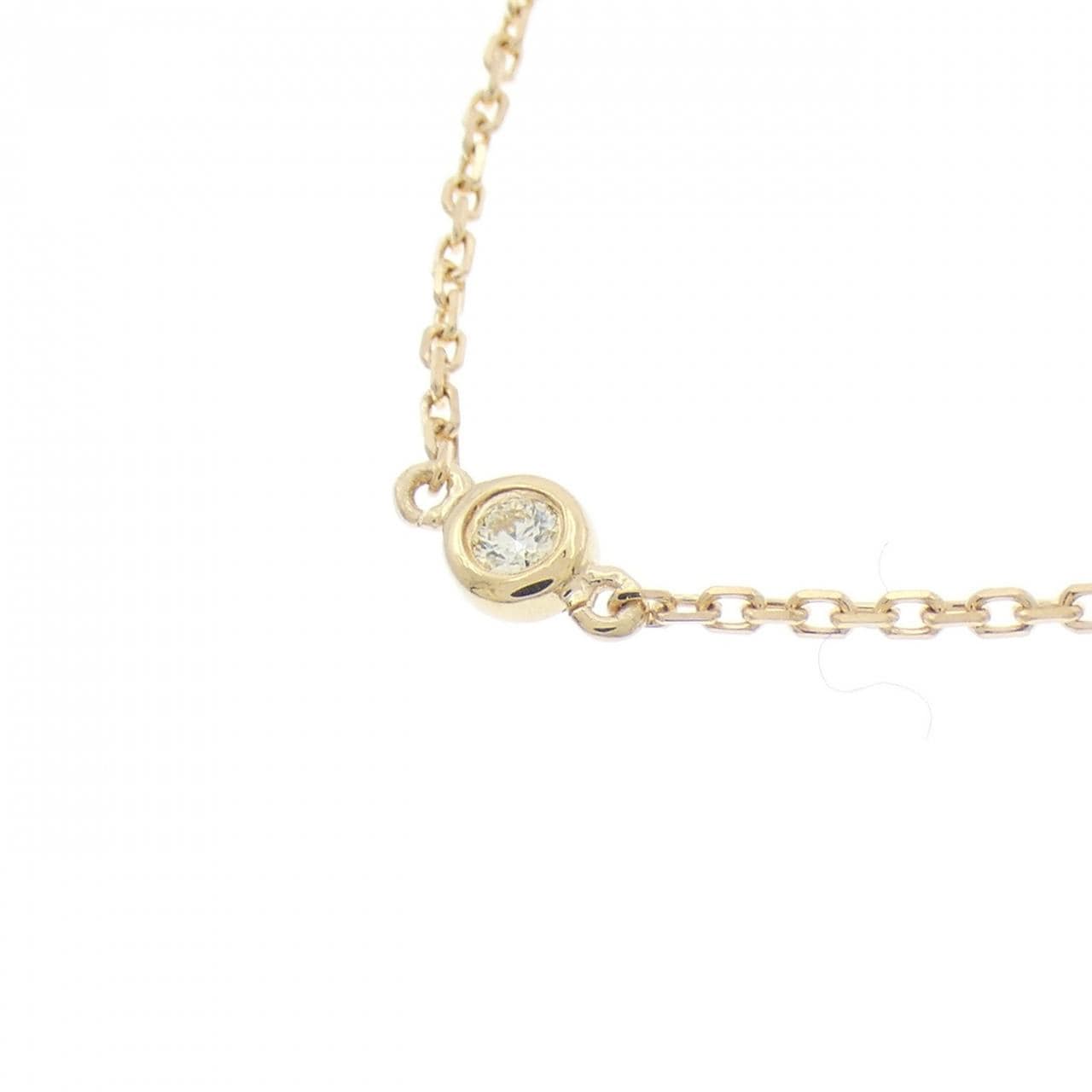 K18YG ダイヤモンド ネックレス 0.63CT
