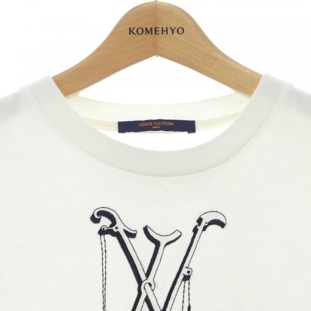 ルイヴィトン LOUIS VUITTON LVペンダント エンブロイダリー HIY12WJYH Tシャツ