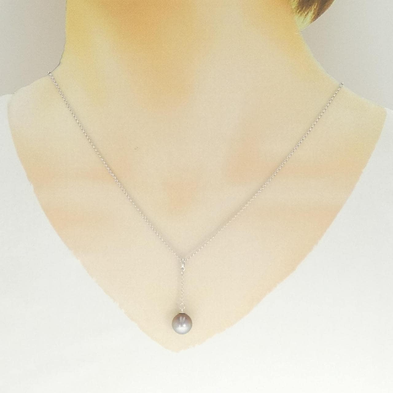 タサキ 黒蝶パール ネックレス 8.9mm