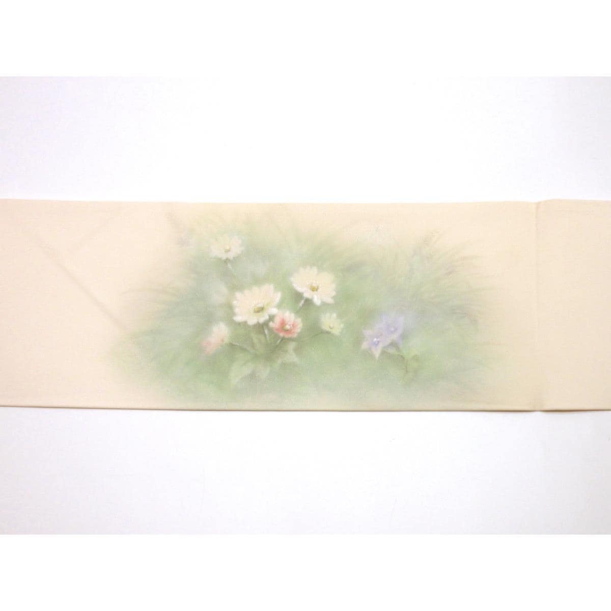 名古屋帯　塩瀬染帯　友禅加工