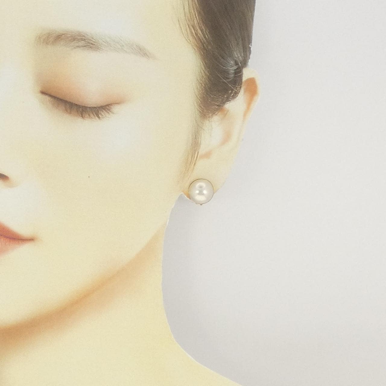 Tasaki mabe pearl earrings