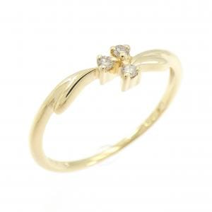K18YG ダイヤモンド リング 0.05CT