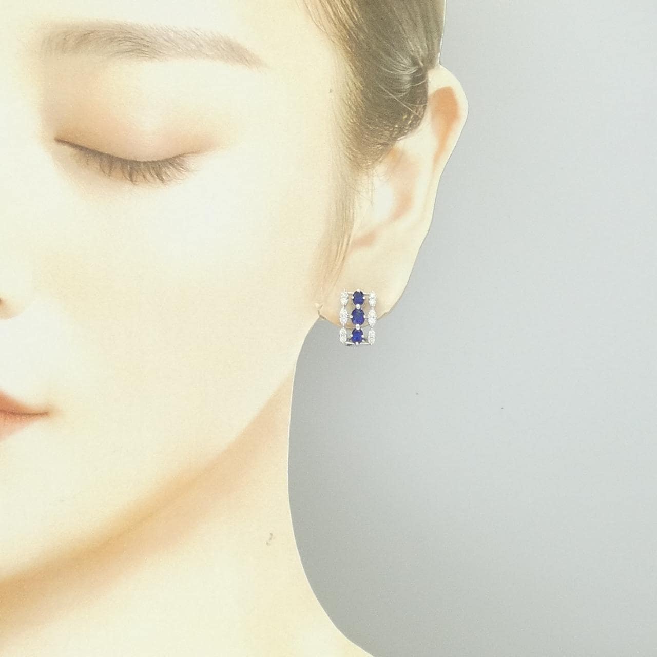 タサキ サファイヤ ピアス/イヤリング 1.34CT