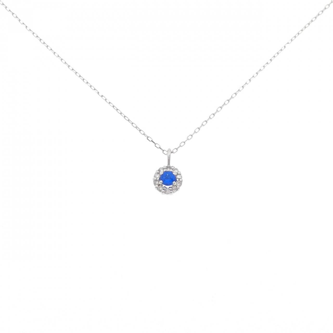 【新品】PT900 アウイナイト ネックレス 0.03CT