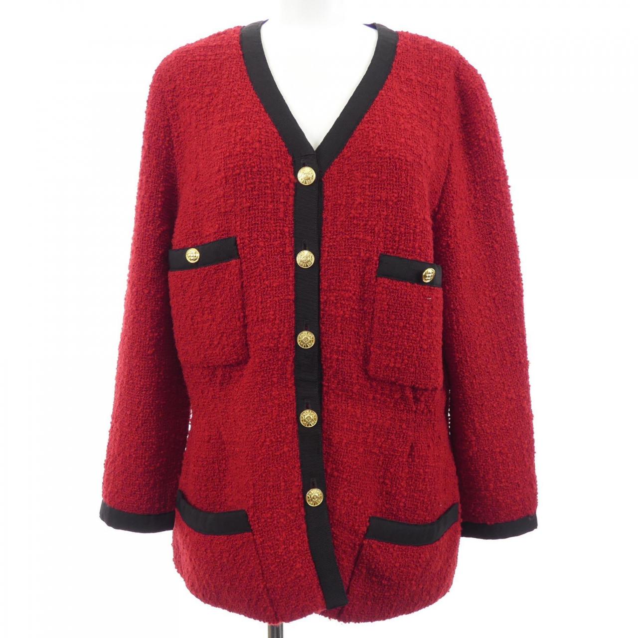 【ヴィンテージ】シャネル CHANEL 21175838 ノーカラージャケット