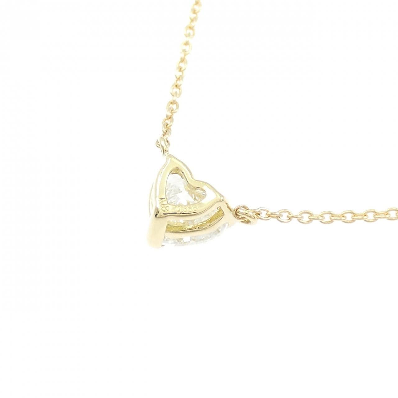 【リメイク】K18YG ダイヤモンド ネックレス 0.556CT H SI2 ハートシェイプ