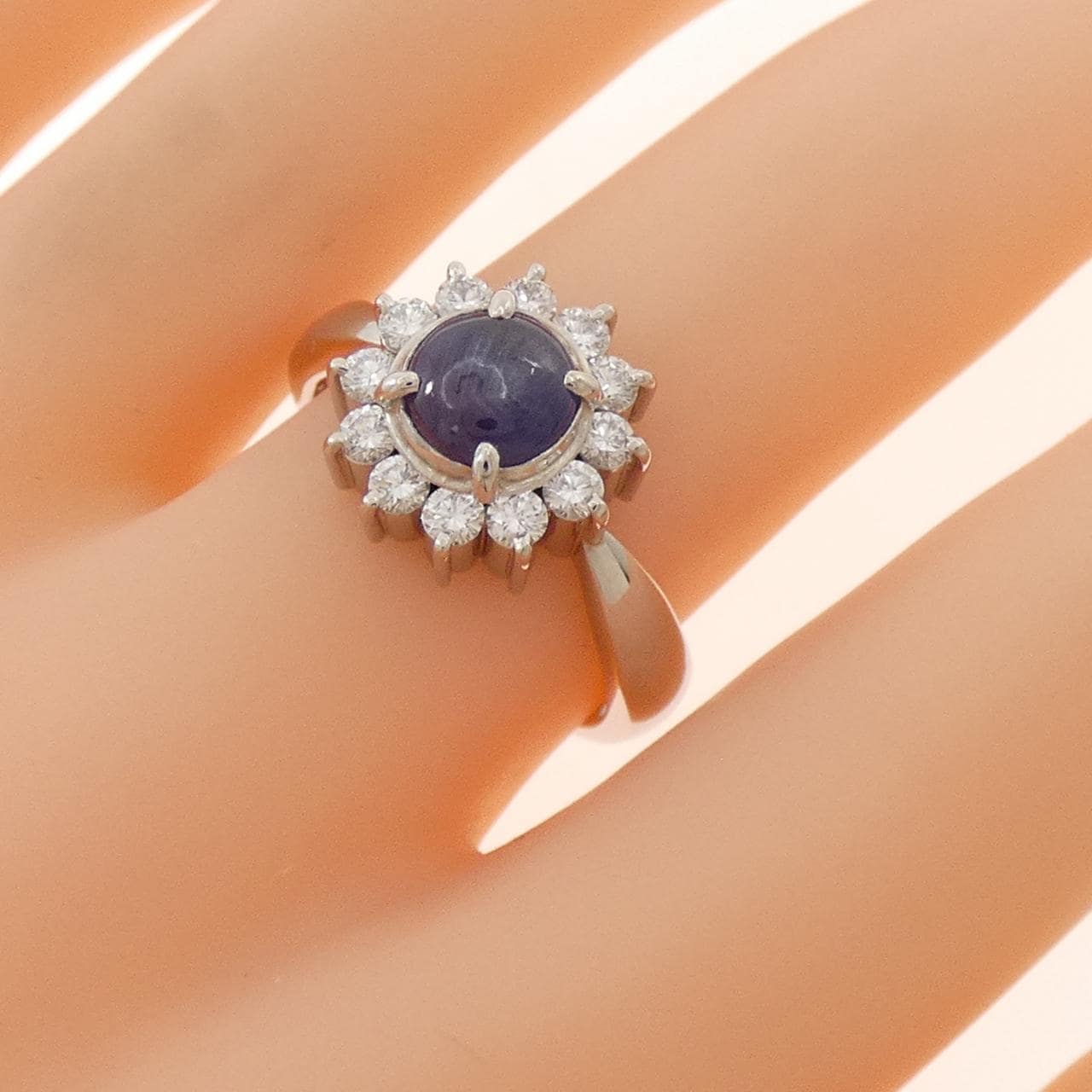 PT900 スターサファイヤ リング 2.55CT