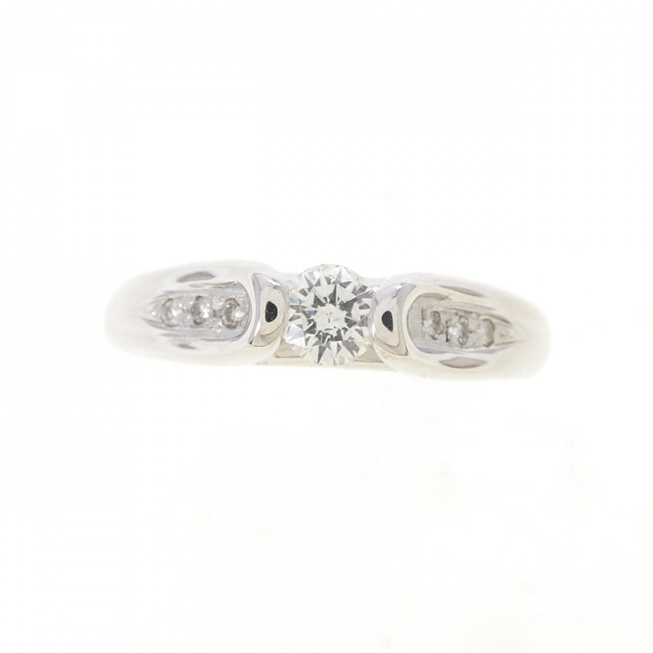 K18WG ダイヤモンド リング 0.208CT