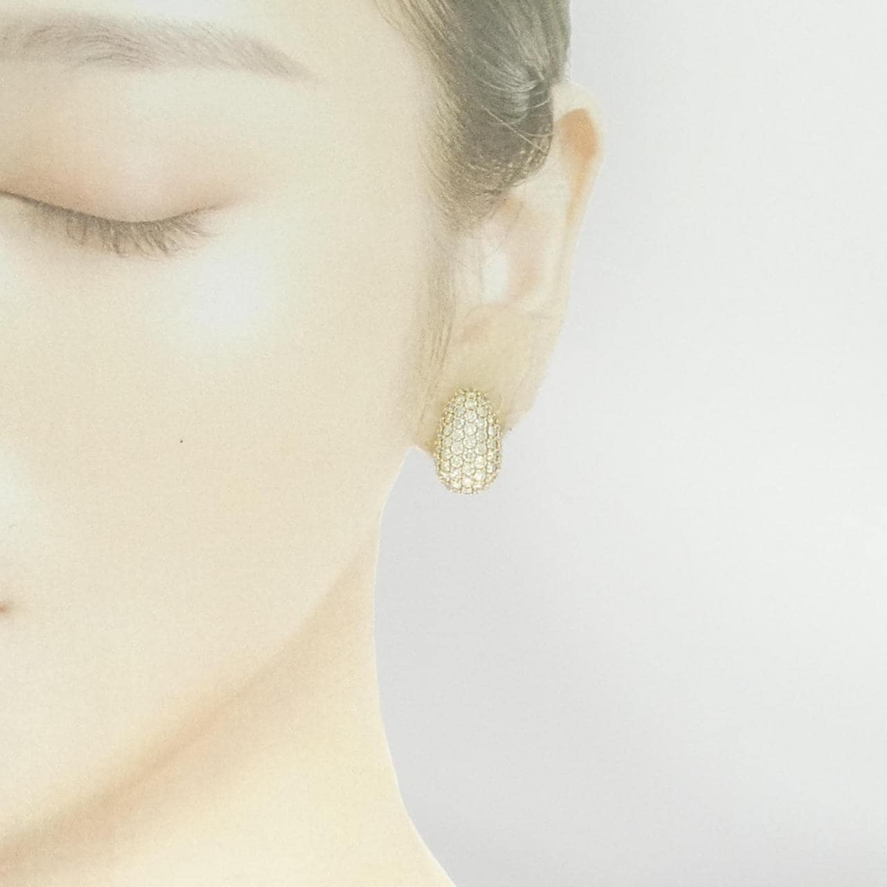 K18YG Diamond Earrings 3.40CT