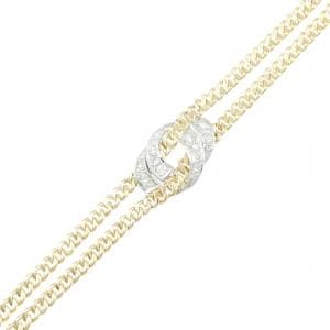 750YG/750WG ダイヤモンド ブレスレット 0.40CT