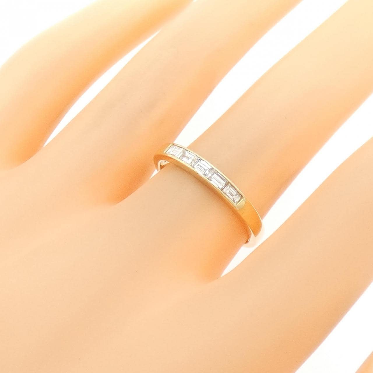 K18YG ダイヤモンド リング 0.38CT