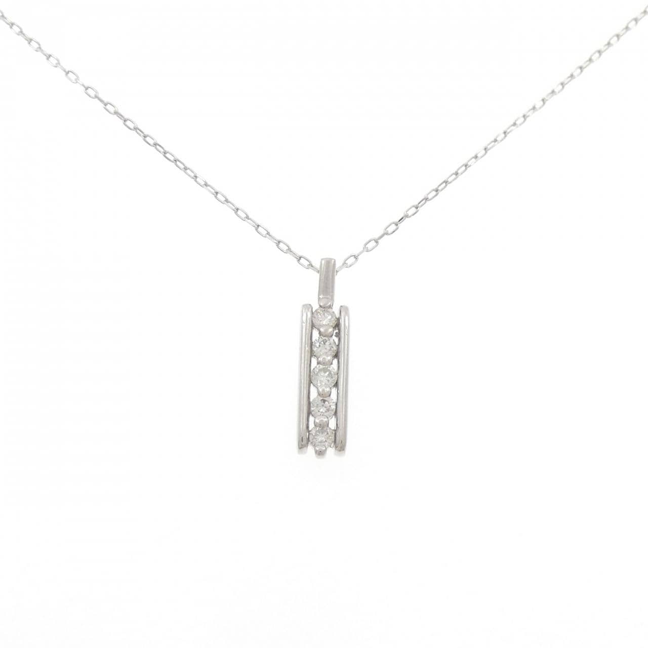 PT900/PT850 ダイヤモンド ネックレス 0.25CT