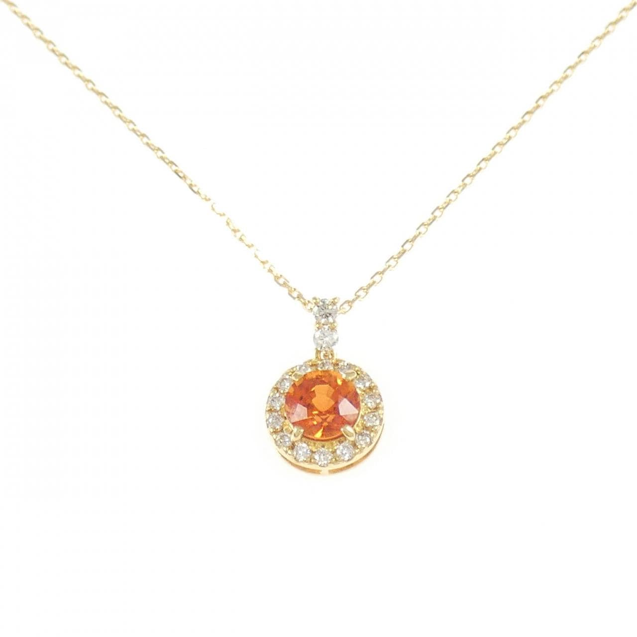 K18YG サファイヤ ネックレス 0.67CT