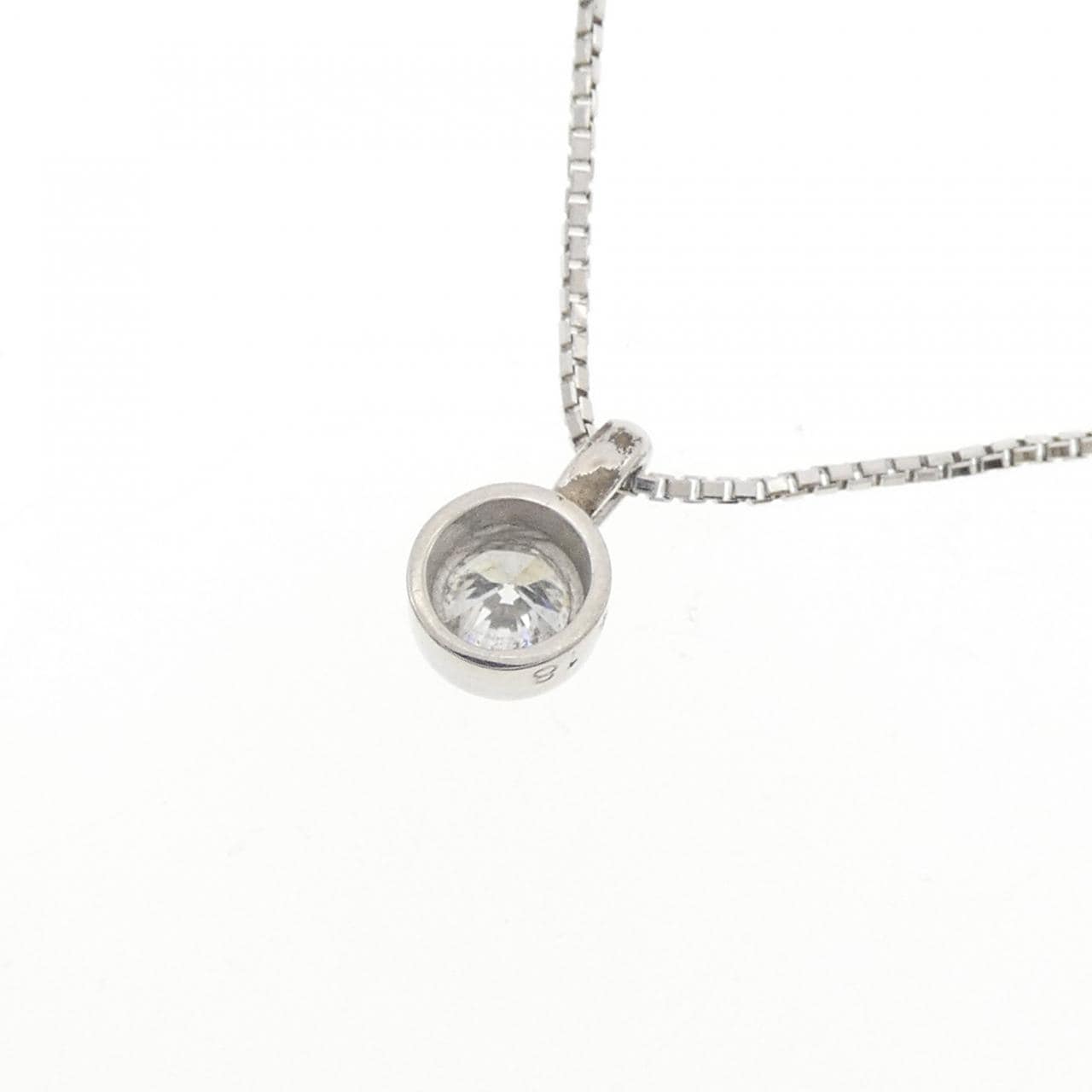 PT850 ダイヤモンド ネックレス 0.18CT