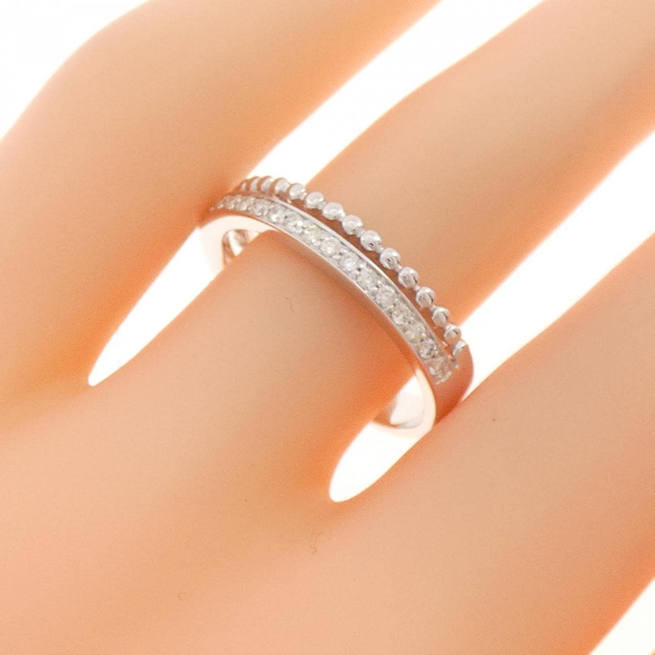 K18WG ダイヤモンド リング 0.21CT