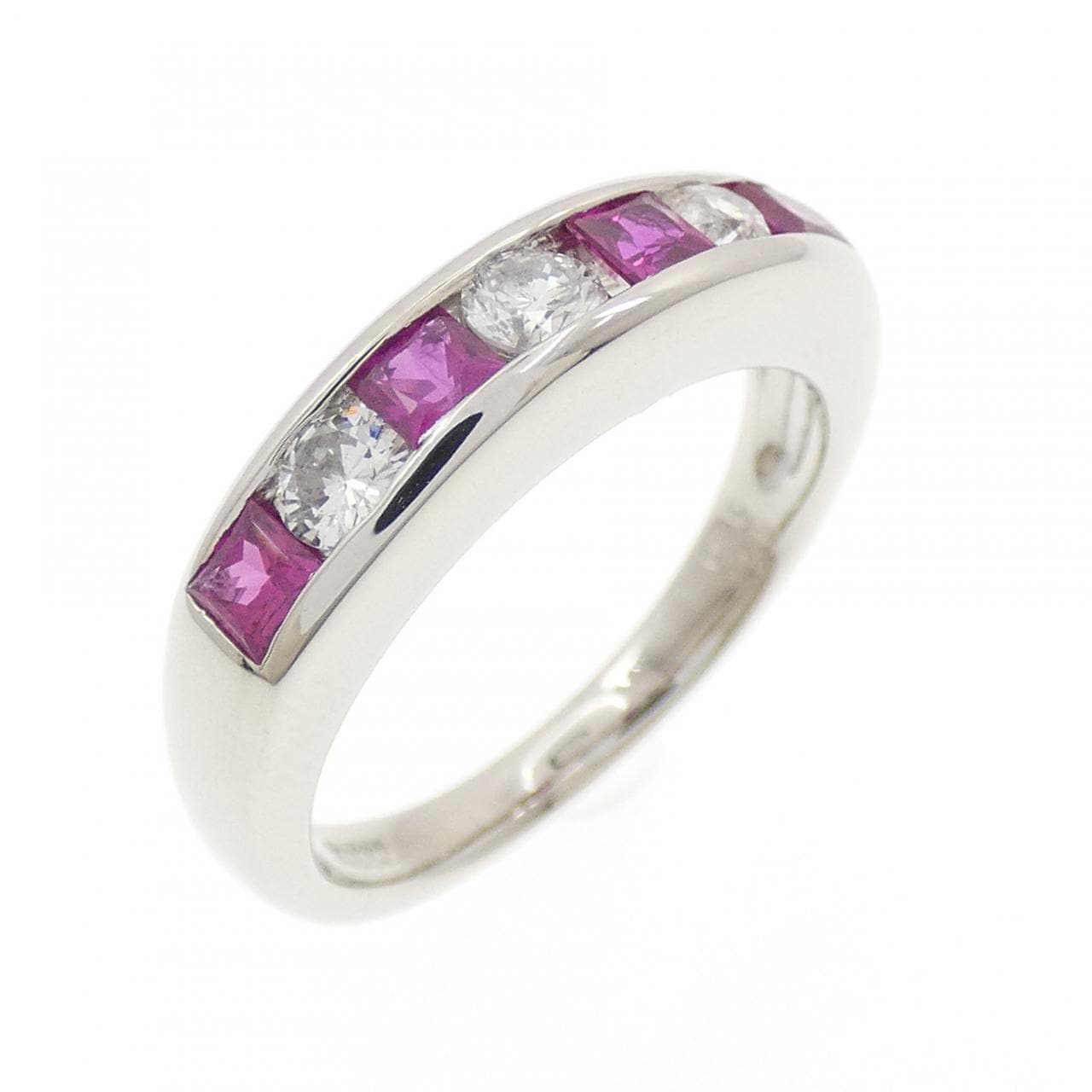 PT900 ルビー リング 0.45CT