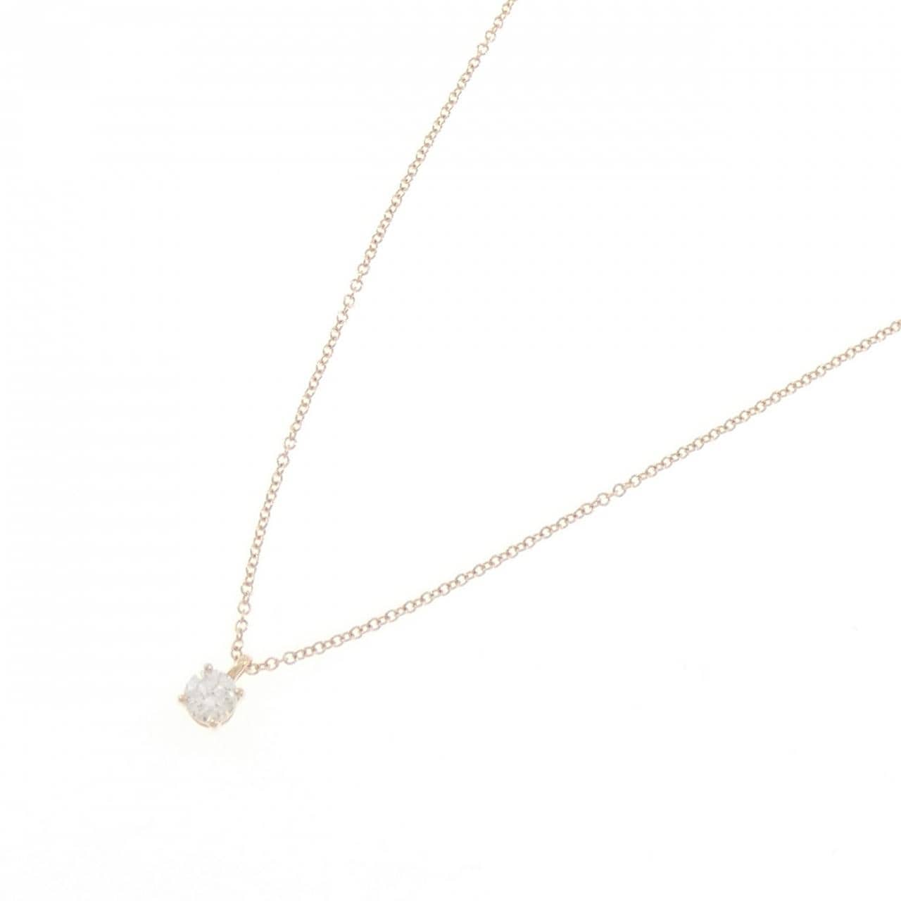 ティファニー ソリティア ネックレス 0.32CT G VVS1 3EXT