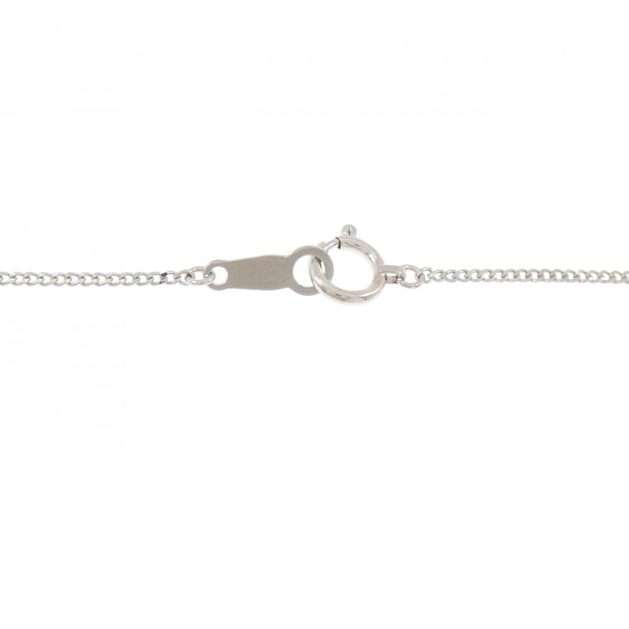 PT900/PT850 ルビー ネックレス 0.3CT