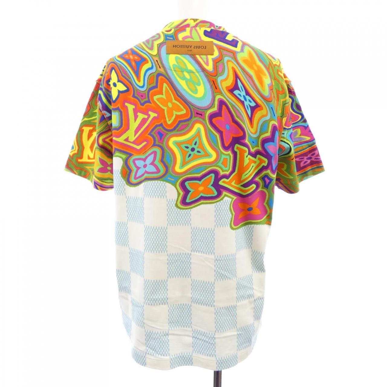 ルイヴィトン LOUIS VUITTON プリンテッドダミエLVTシャツ HKY74WNPG Tシャツ
