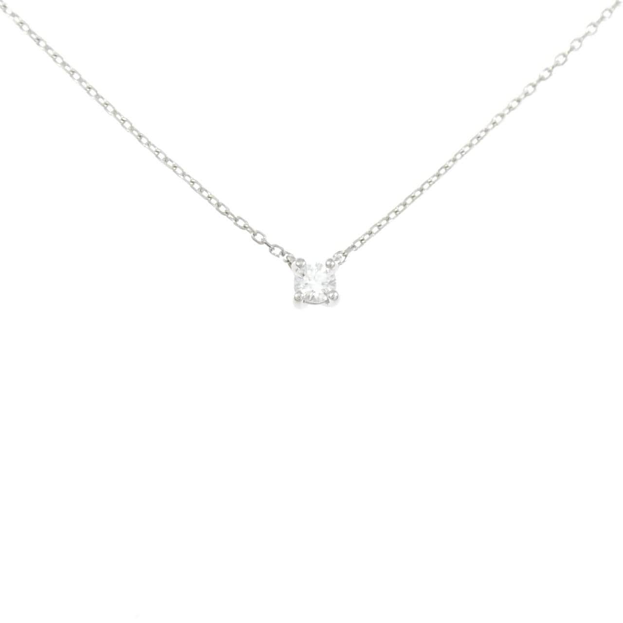 PT950 ソリティア ダイヤモンド ネックレス