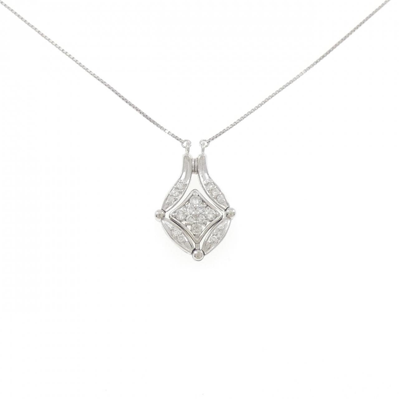 PT900/PT850 ダイヤモンド ネックレス 0.30CT