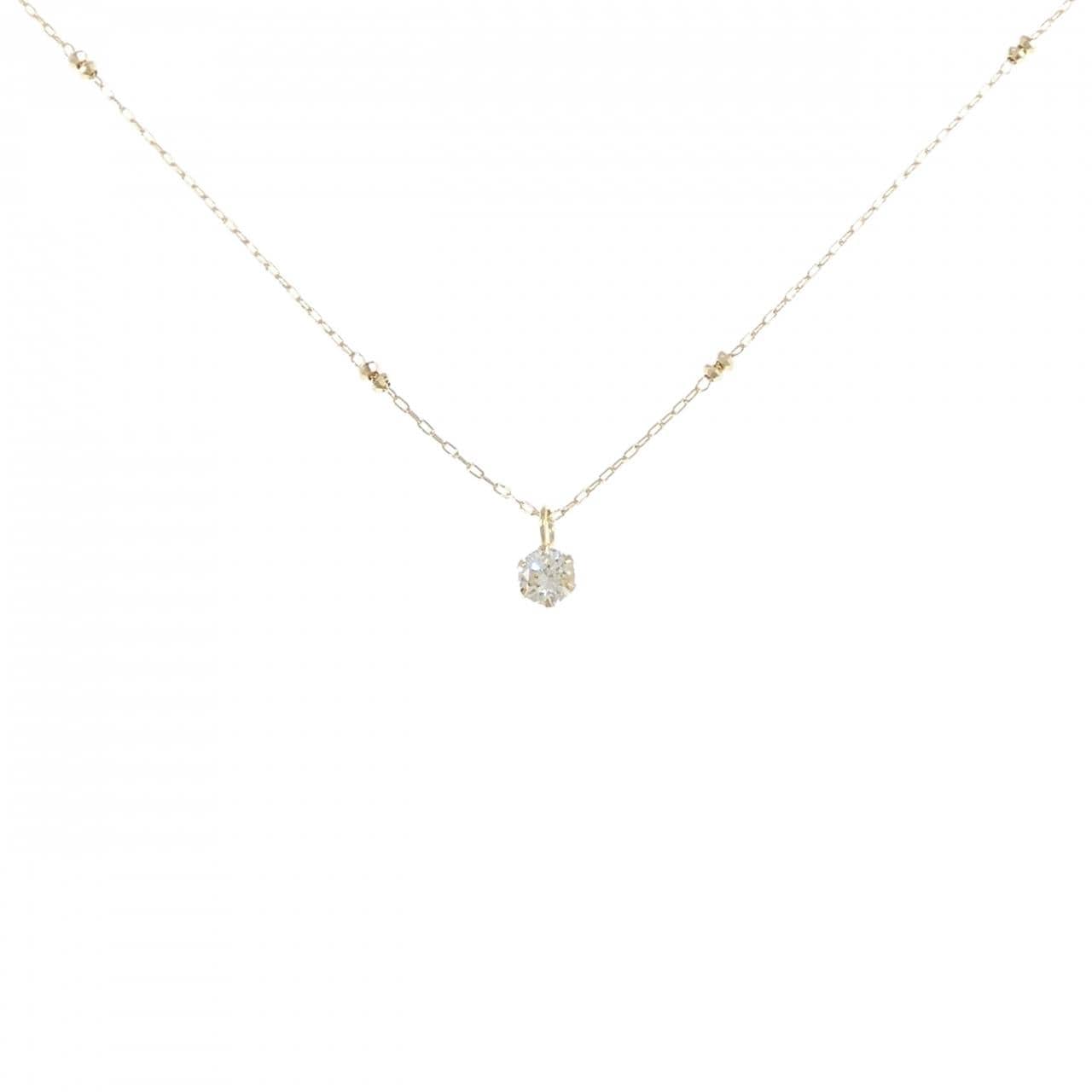 K18YG ダイヤモンド ネックレス 0.20CT