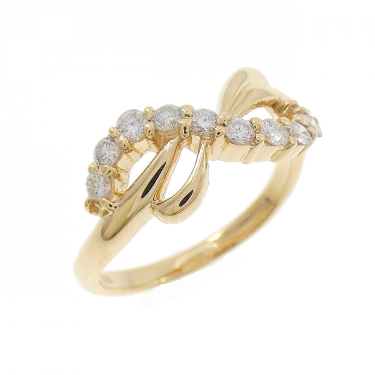 K18YG ダイヤモンド リング 0.31CT