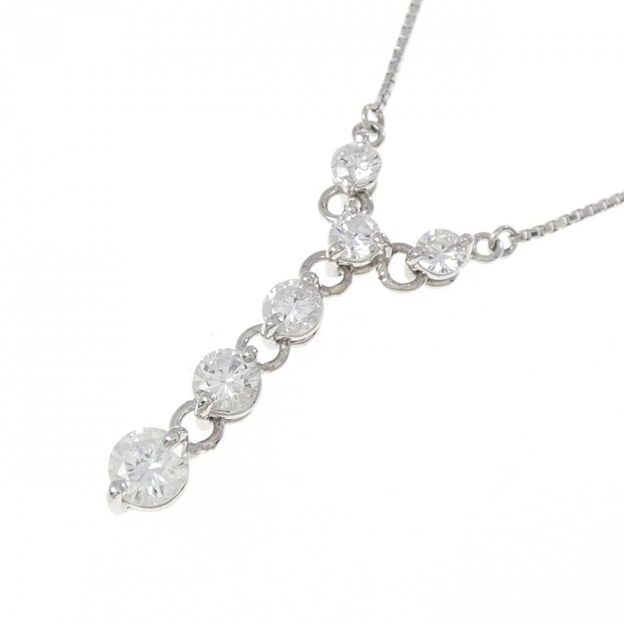 PT850 ダイヤモンド ネックレス 0.71CT