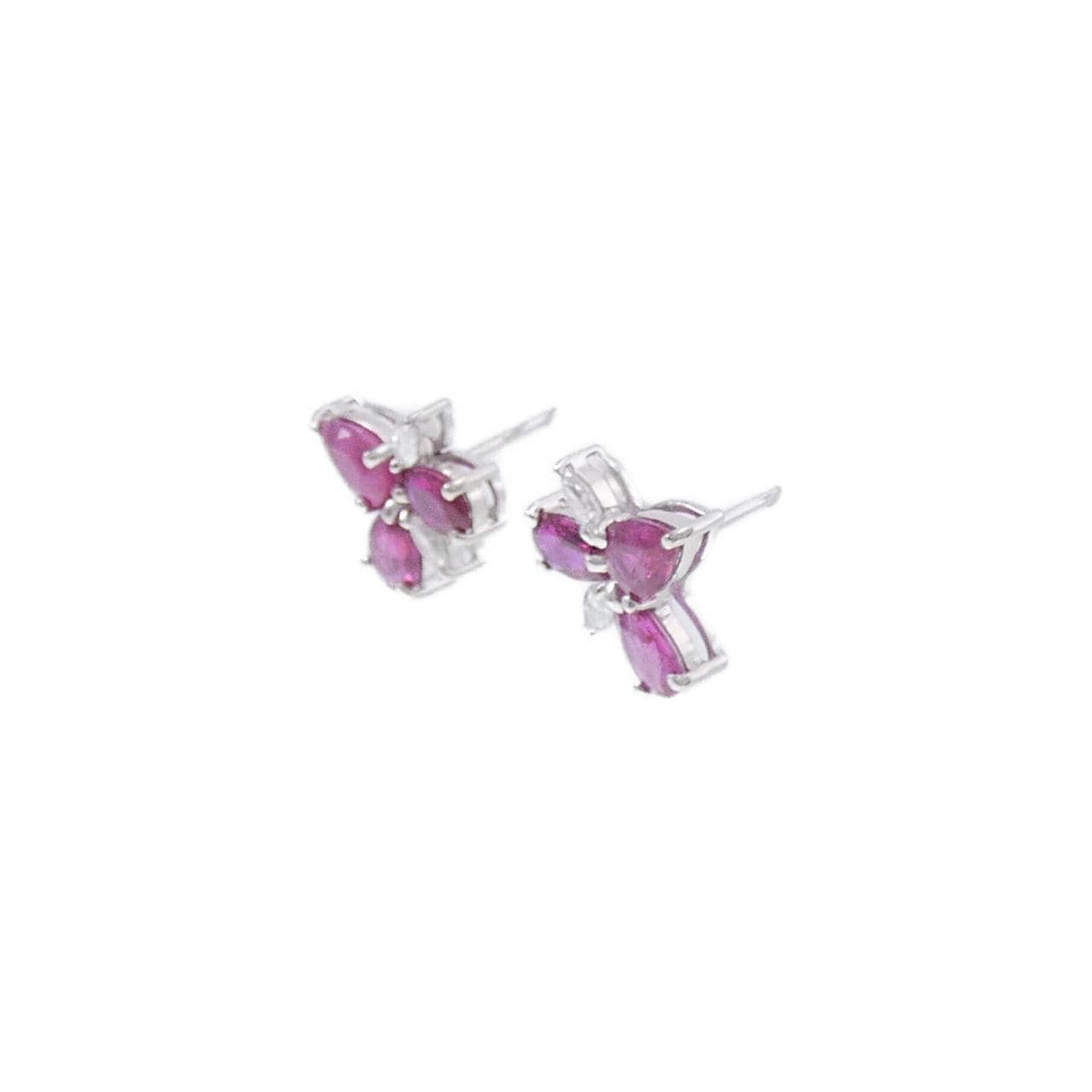PT ruby earrings 2.64CT