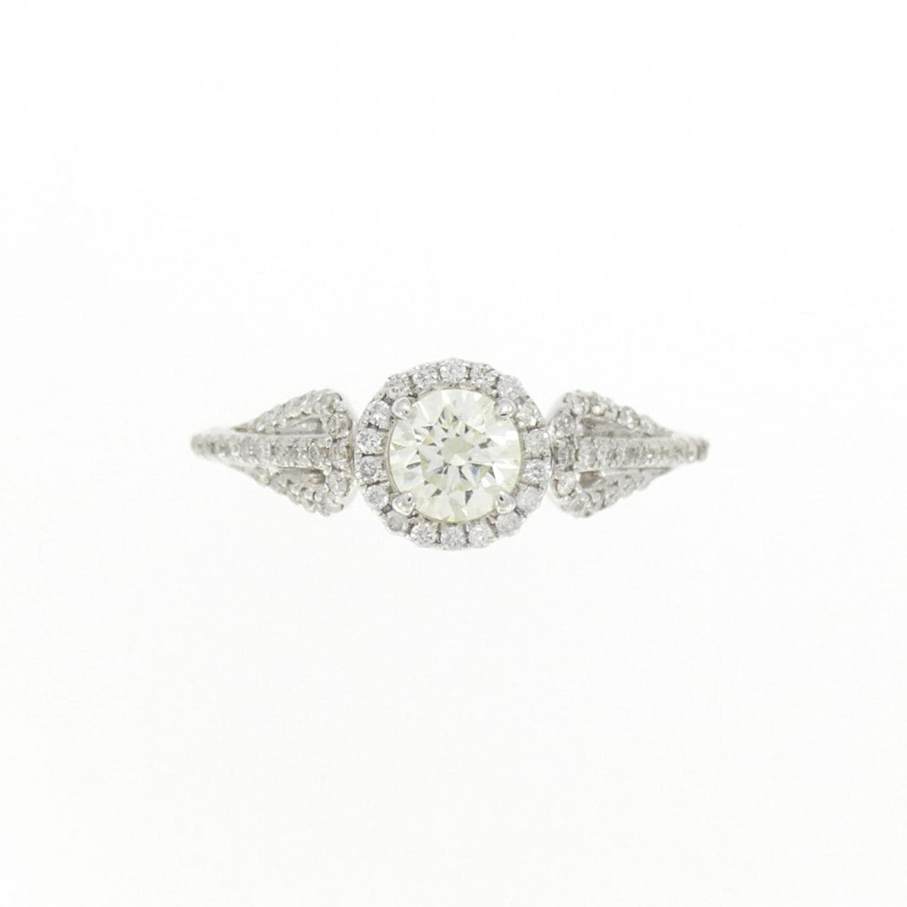 K18WG ダイヤモンド リング 0.403CT