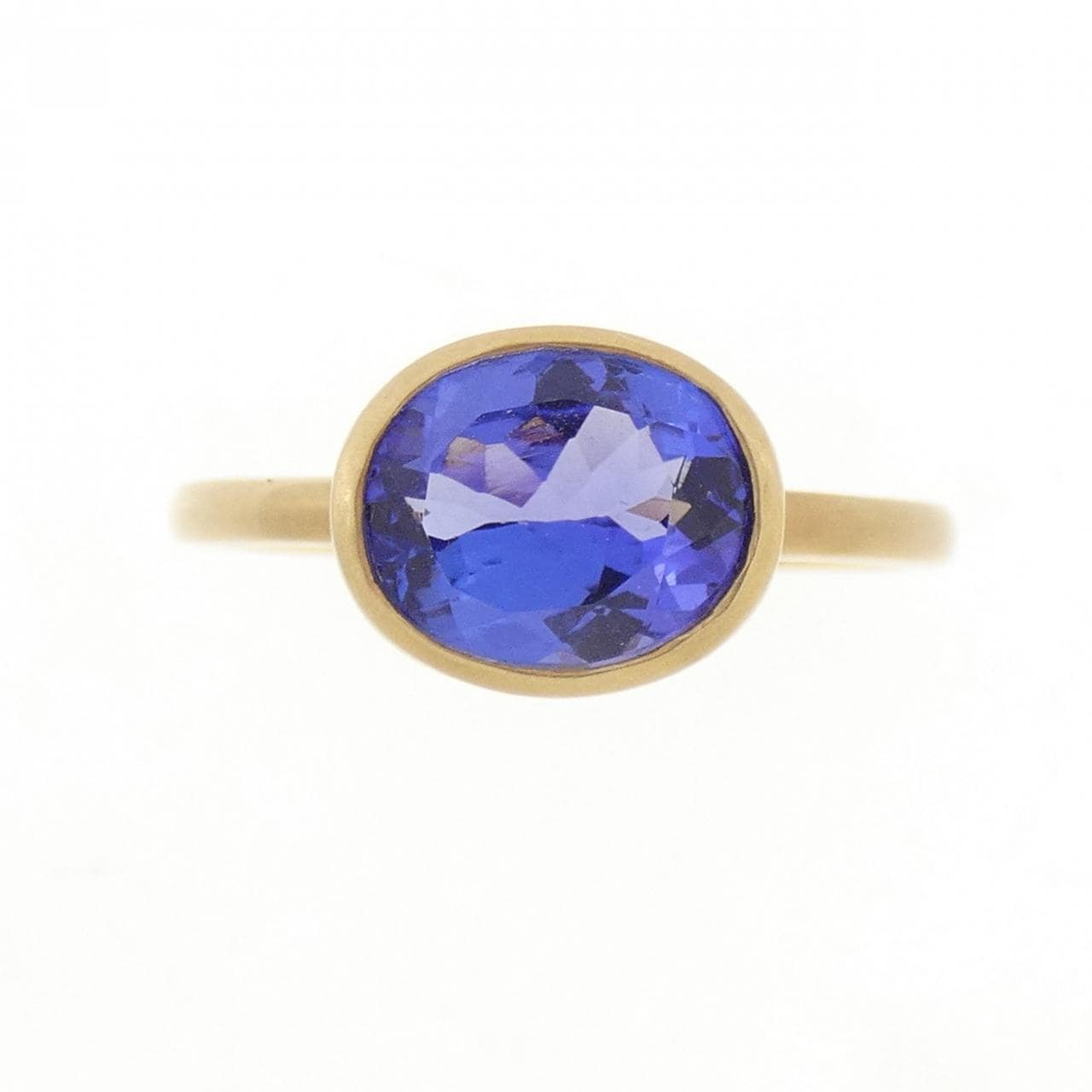 【新品】K18YG タンザナイト リング 1.80CT