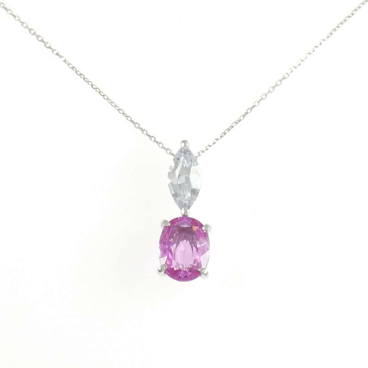 PT900/PT850 サファイヤ ネックレス 2.40CT