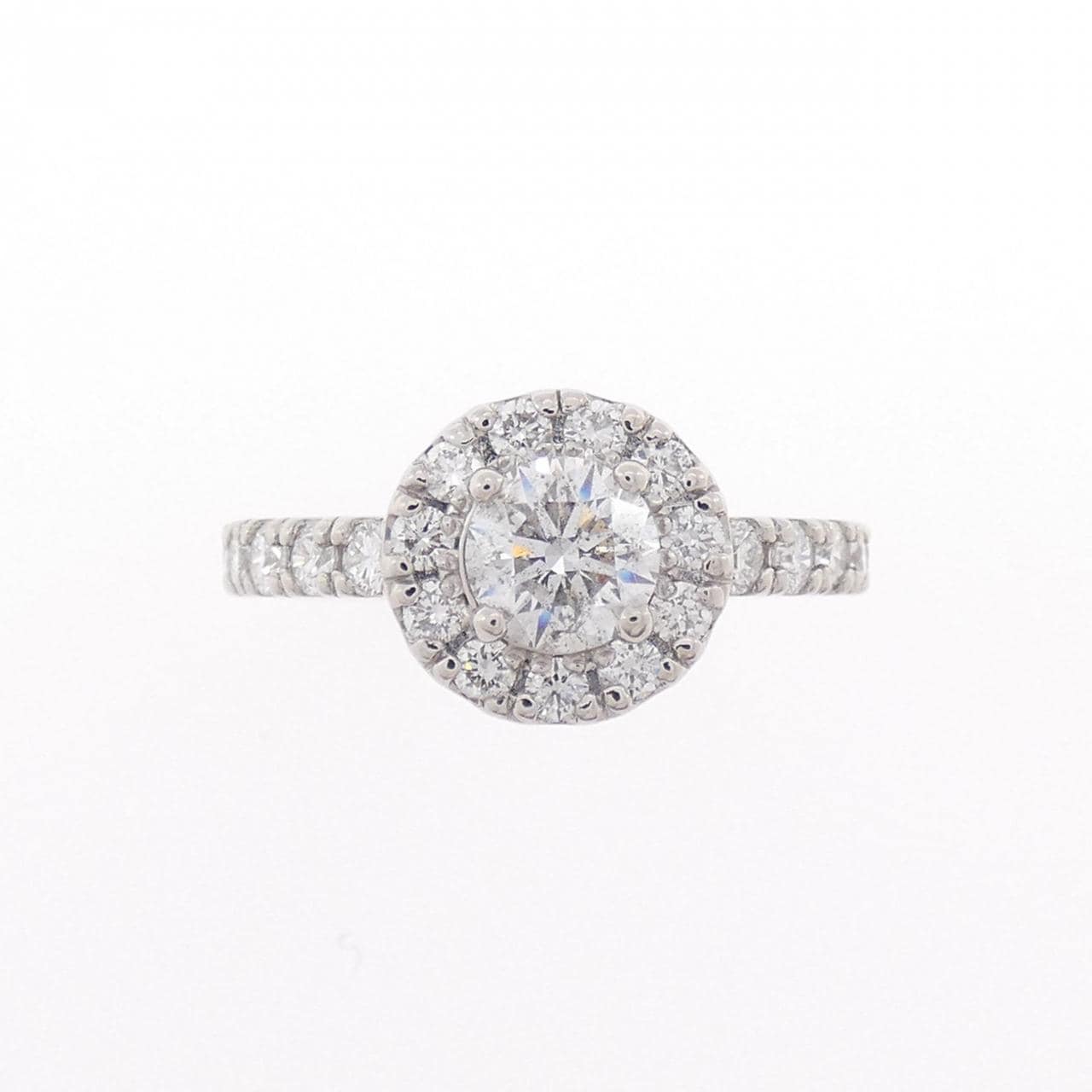 PT900 ダイヤモンド リング 0.518CT G I1 VG