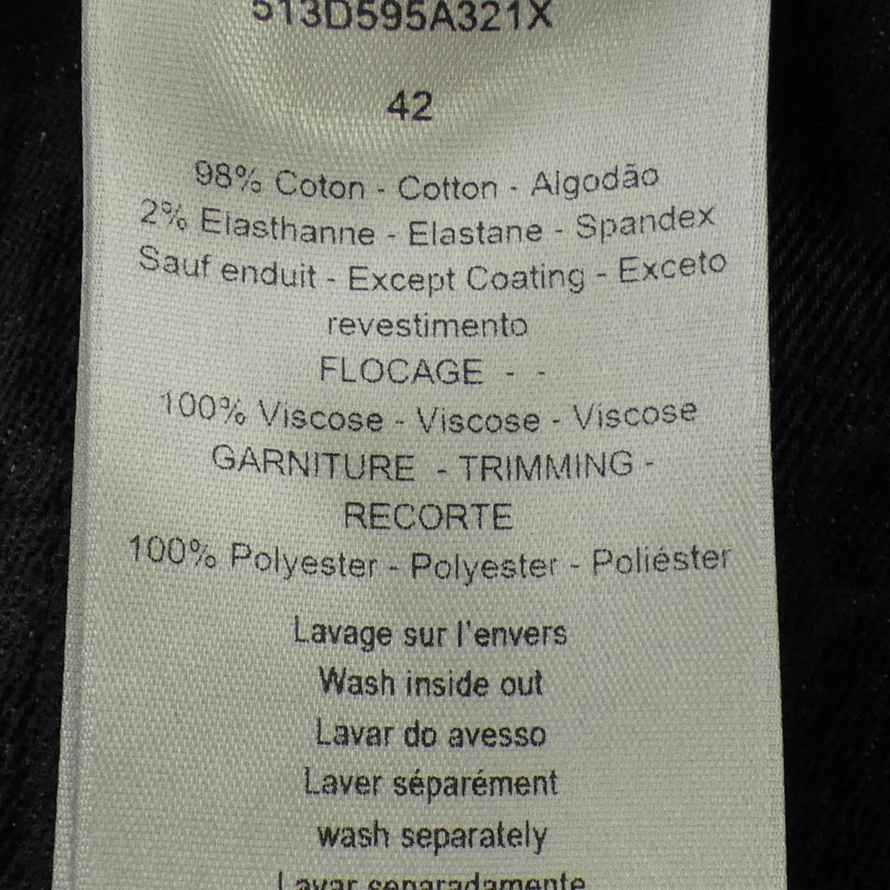 DIOR 513D595A321X 衬衫